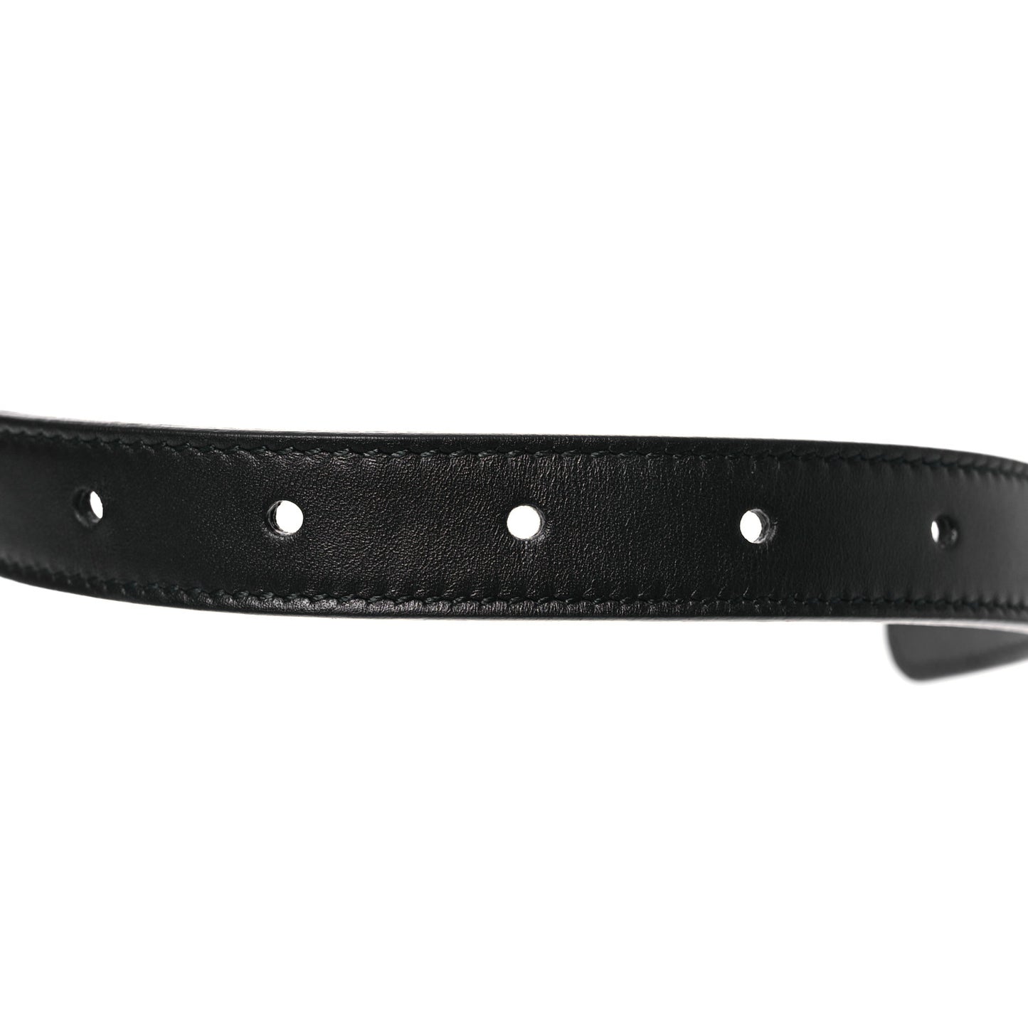 Calfskin Double G 20mm Belt 80 32 Black