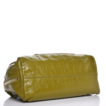 Balenciaga Patent Duffel Green 4 of 7