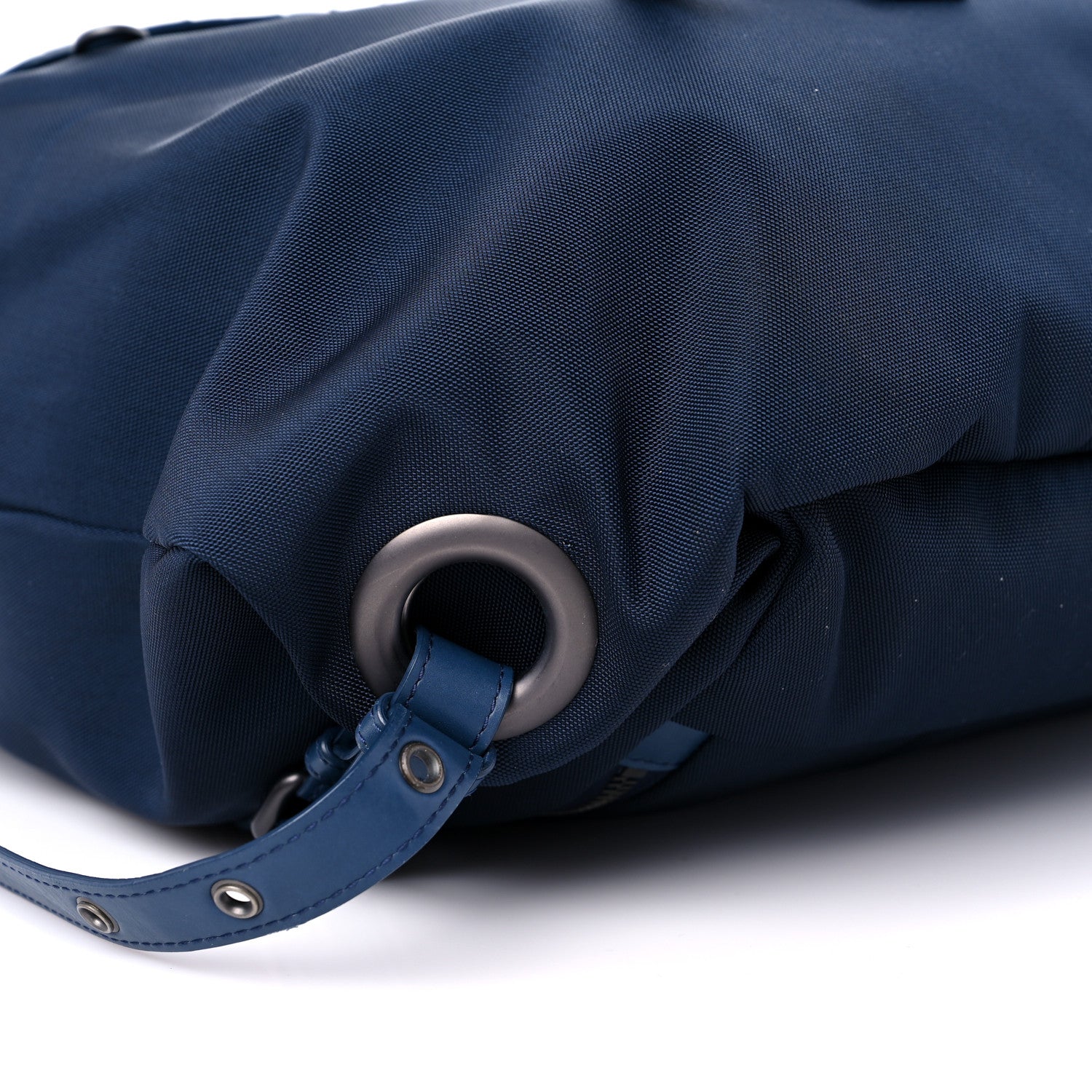 Bottega Veneta Nylon Intrecciato Backpack Blue 7 of 10