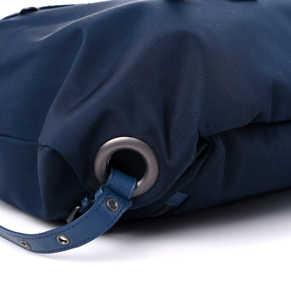 Bottega Veneta Nylon Intrecciato Backpack Blue 7 of 10