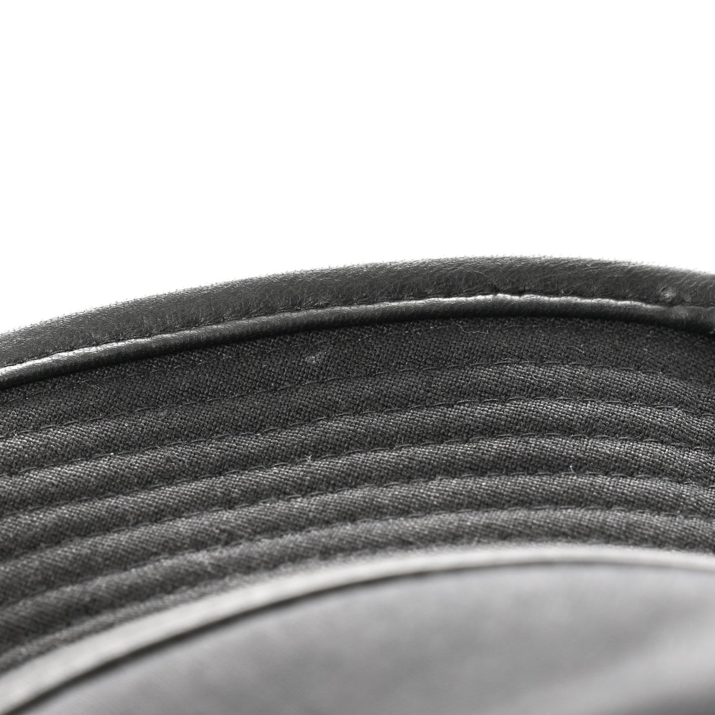 Linen Deerskin Fedora Hat 58 Black