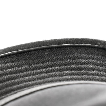 Hermes Linen Deerskin Fedora Hat 58 Black 11 of 12