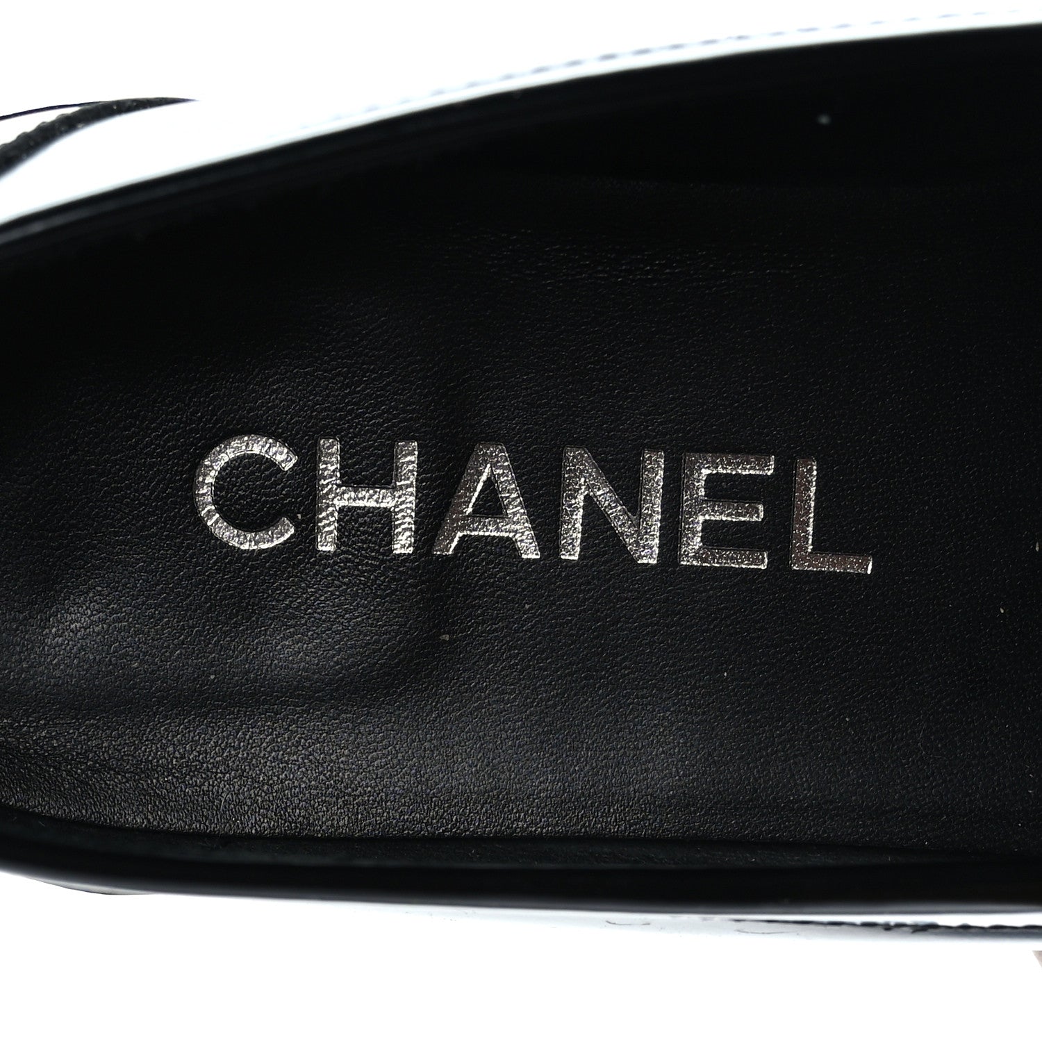 Chanel Calfskin Metal CC Loafers 40 Black 7 of 8