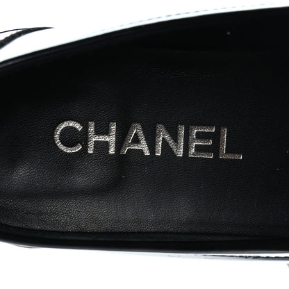 Chanel Calfskin Metal CC Loafers 40 Black 7 of 8