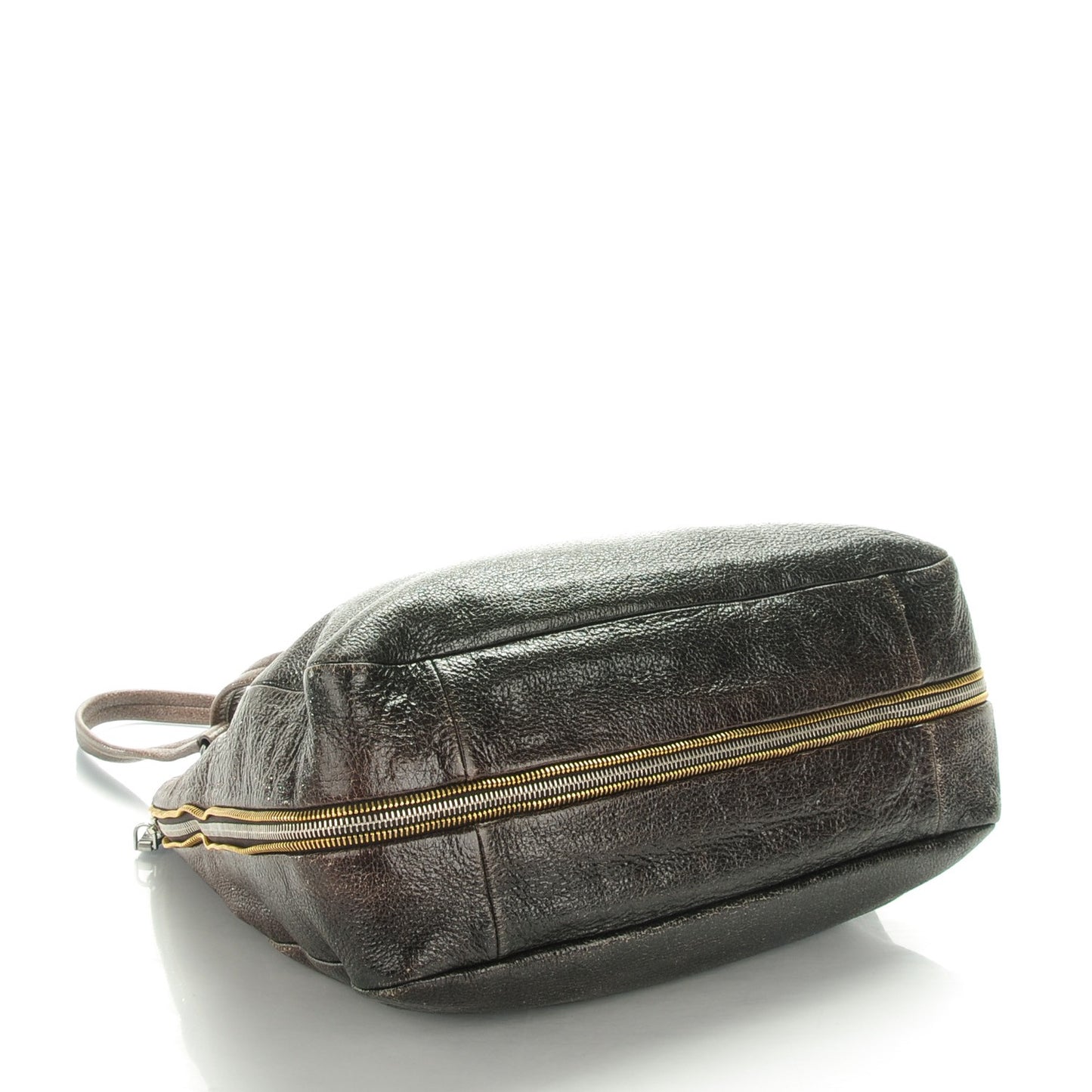 Cervo Lux Sfumata Zippers Hobo Fumo