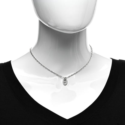 Hermes 18K White Gold Diamond New Farandole Pendant Necklace ST 2 of 5