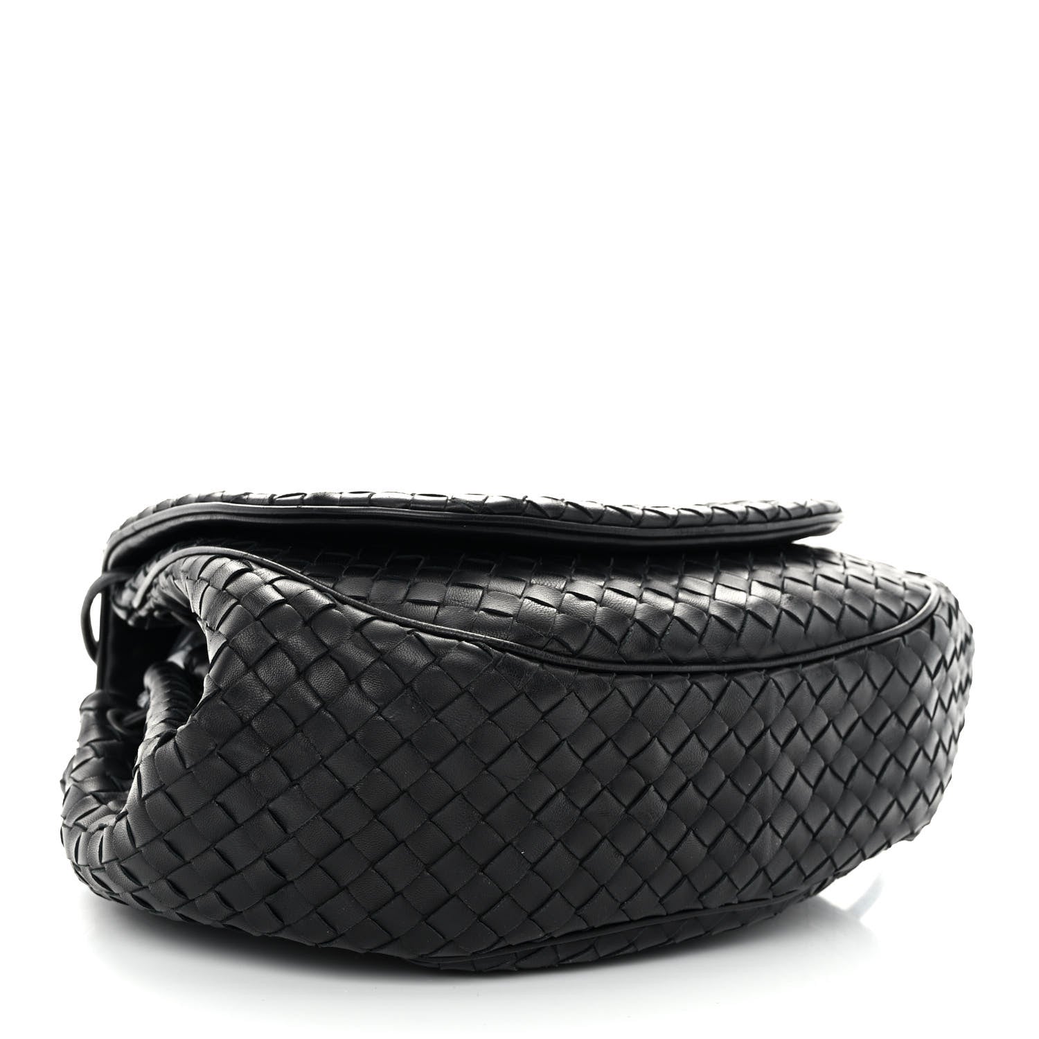 Bottega Veneta Nappa Intrecciato Messenger Bag Black 4 of 10
