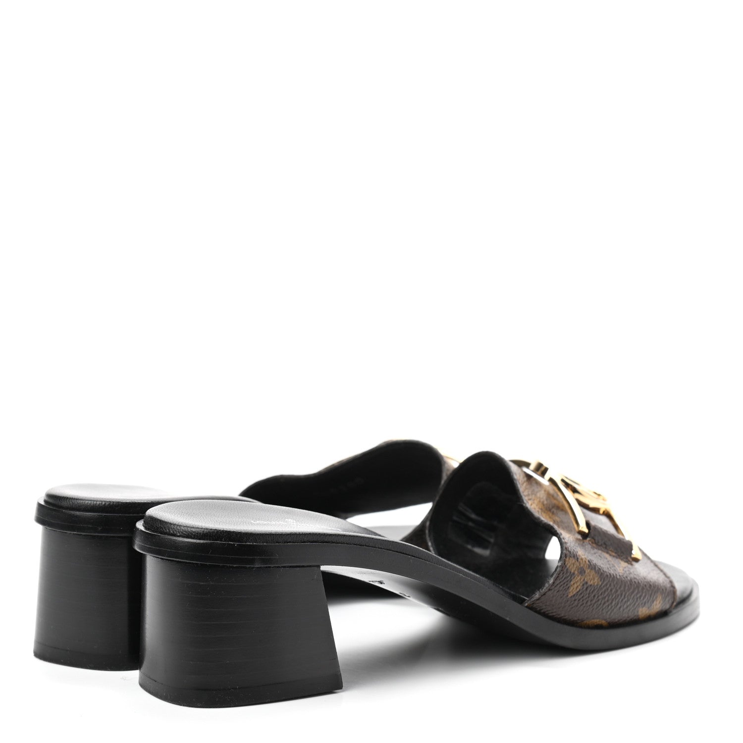 Louis Vuitton Monogram Lock It Mules 37 4 of 10