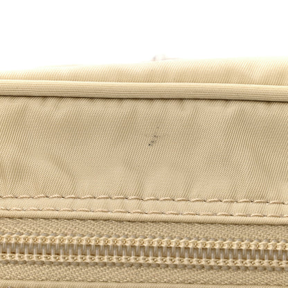 Prada Re-Nylon Vela Saffiano Double Zip Shoulder Bag Deserto 11 of 11