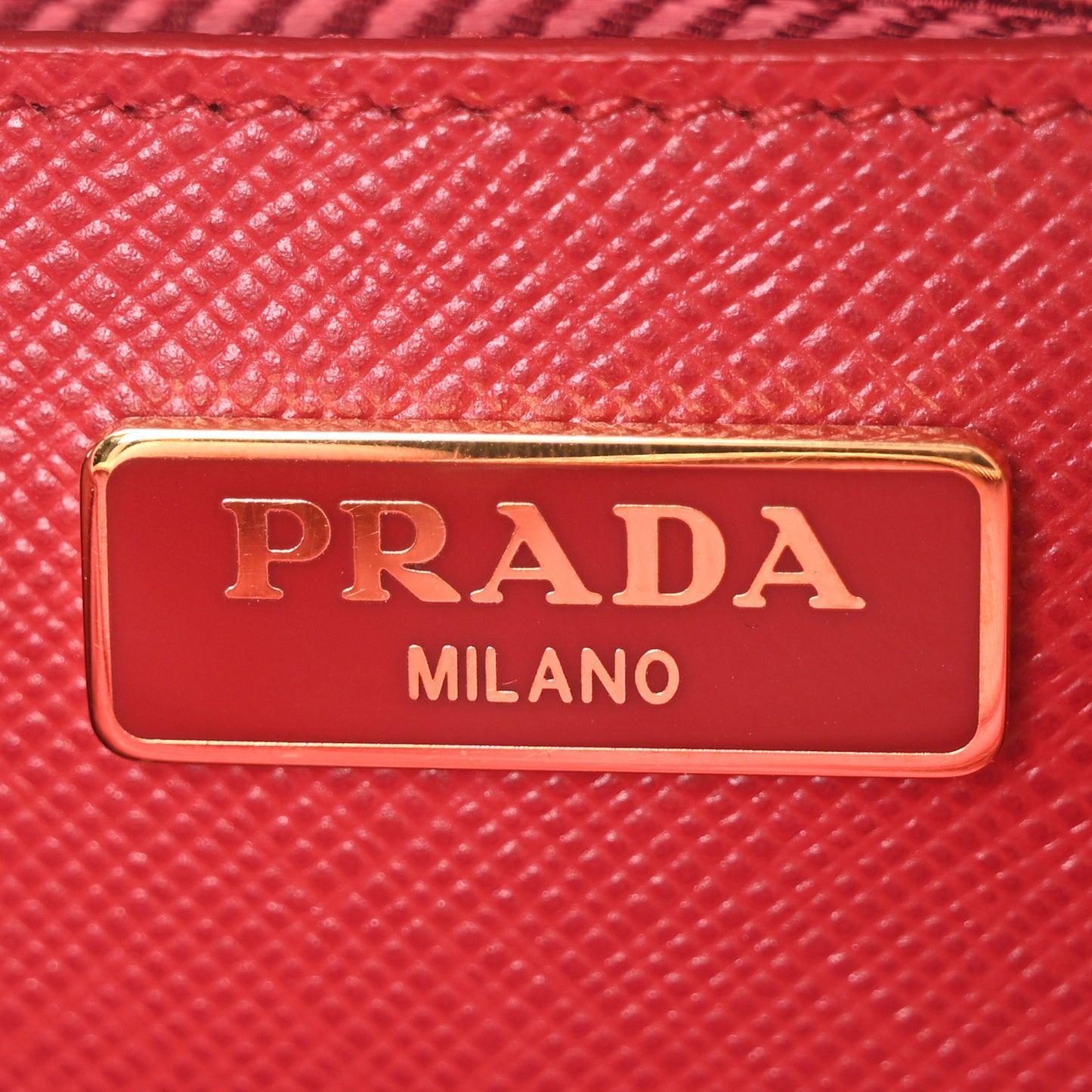Saffiano Lux Mini Promenade Tote Fuoco