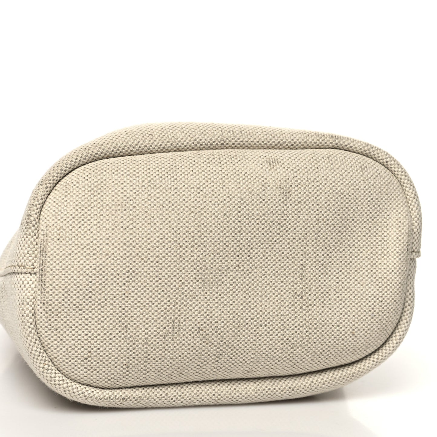 Canvas Saffiano Bucket Wristlet Naturale Black