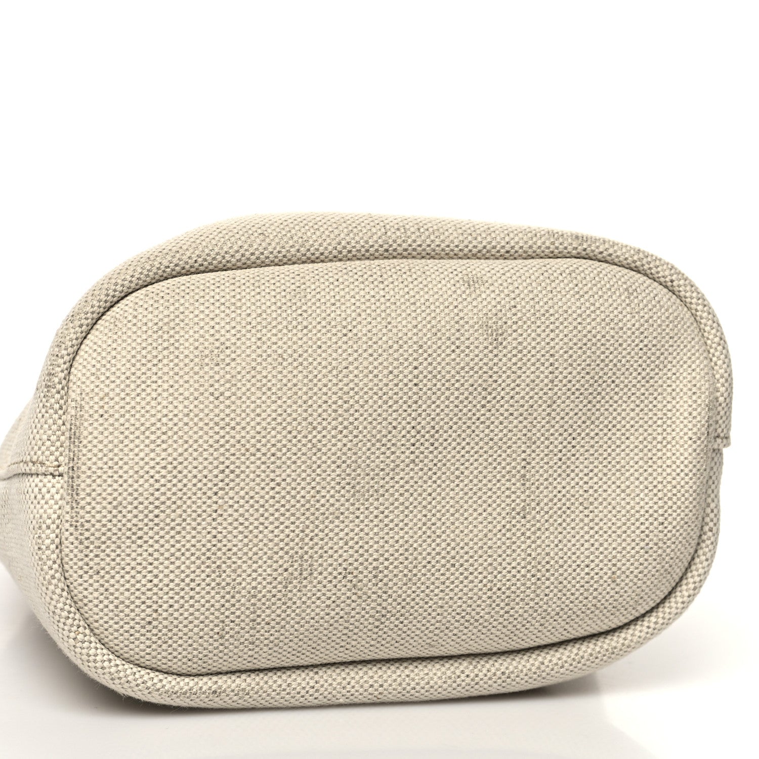 Prada Canvas Saffiano Bucket Wristlet Naturale Black 11 of 11
