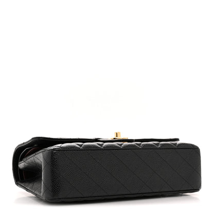 Chanel Caviar Quilted Medium Double Flap Black 4 of 13