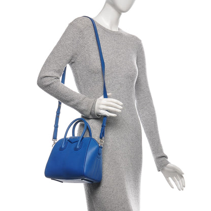 Givenchy Sugar Goatskin Mini Antigona Indigo Blue 2 of 6