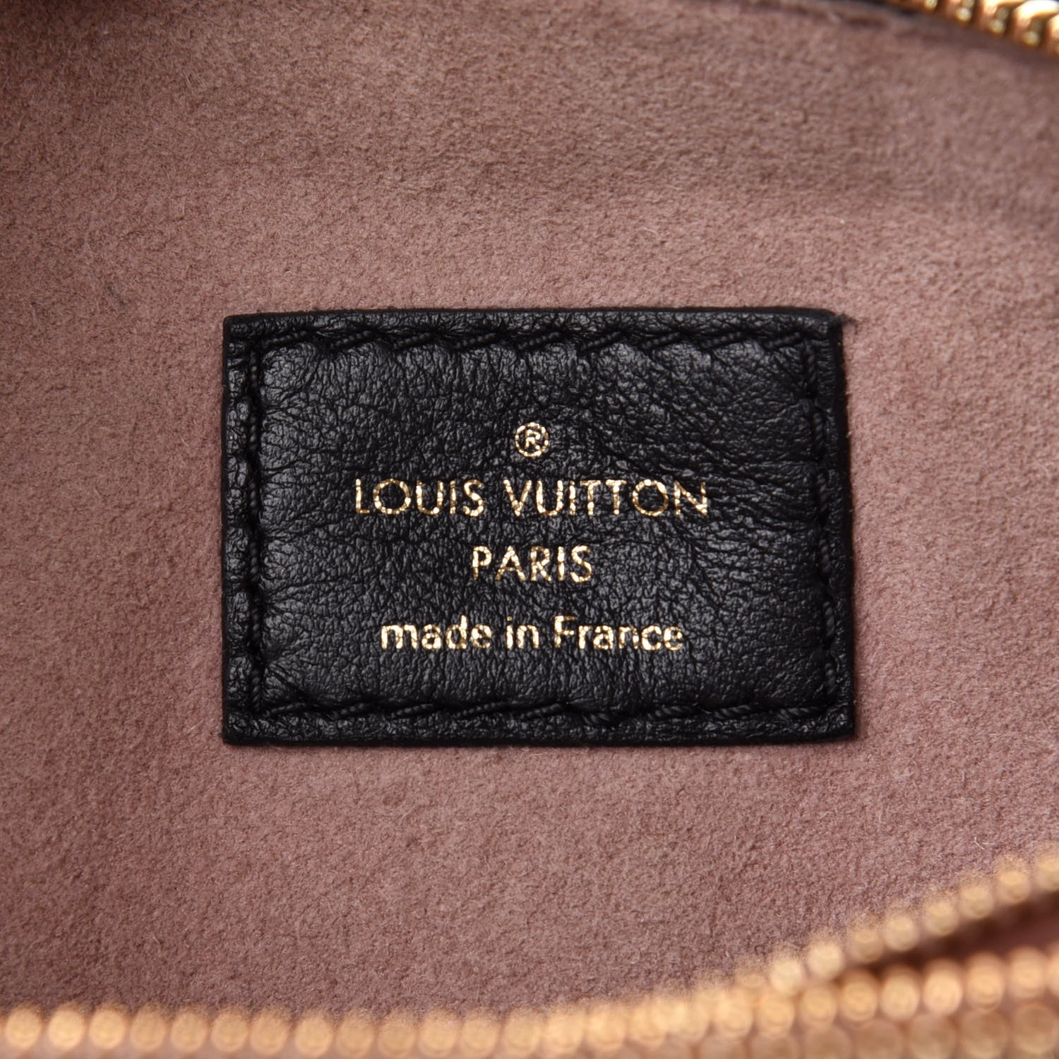 Louis Vuitton Lambskin Embossed Monogram Coussin PM Black 6 of 11
