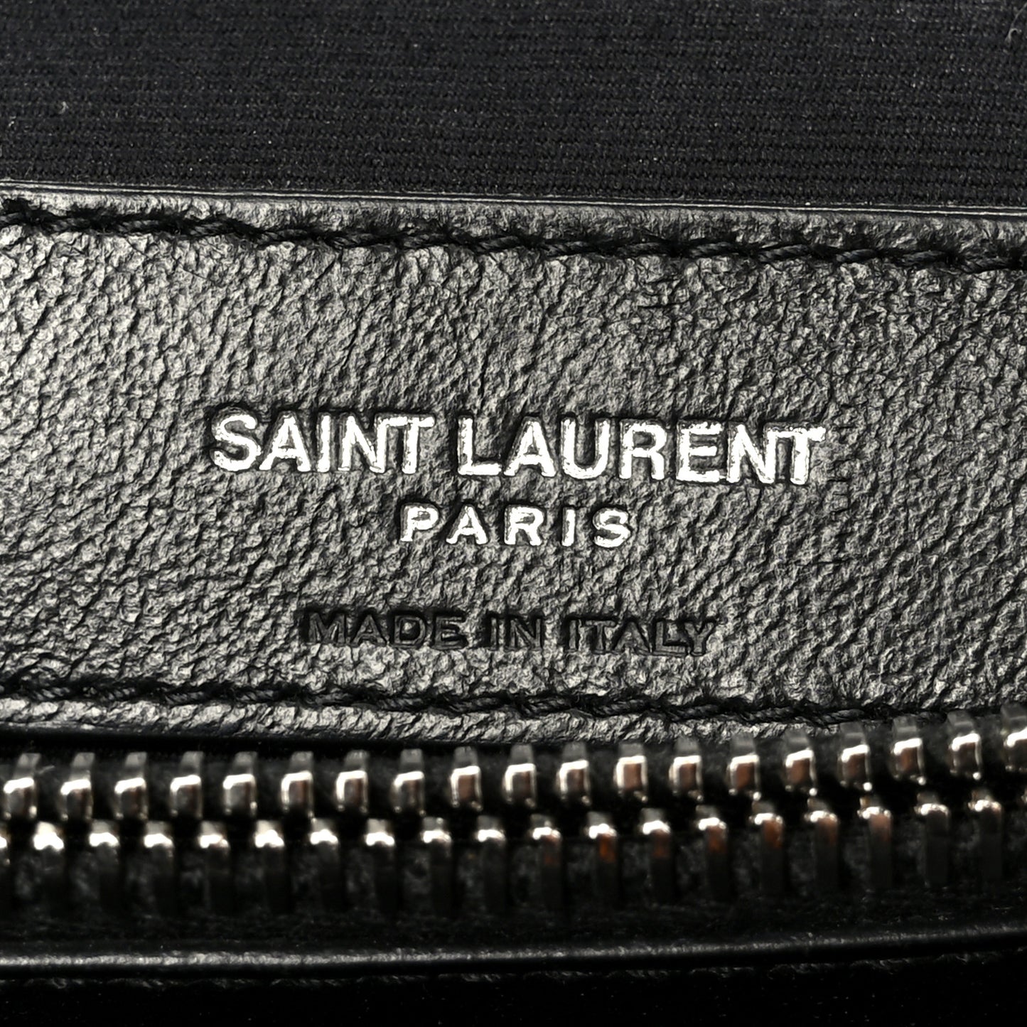 Calfskin Y Quilted Monogram Medium Loulou Chain Satchel Black