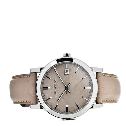 Burberry Stainless Steel Calfskin 38mm The City Quartz Watch Beige BU9010 3 of 10