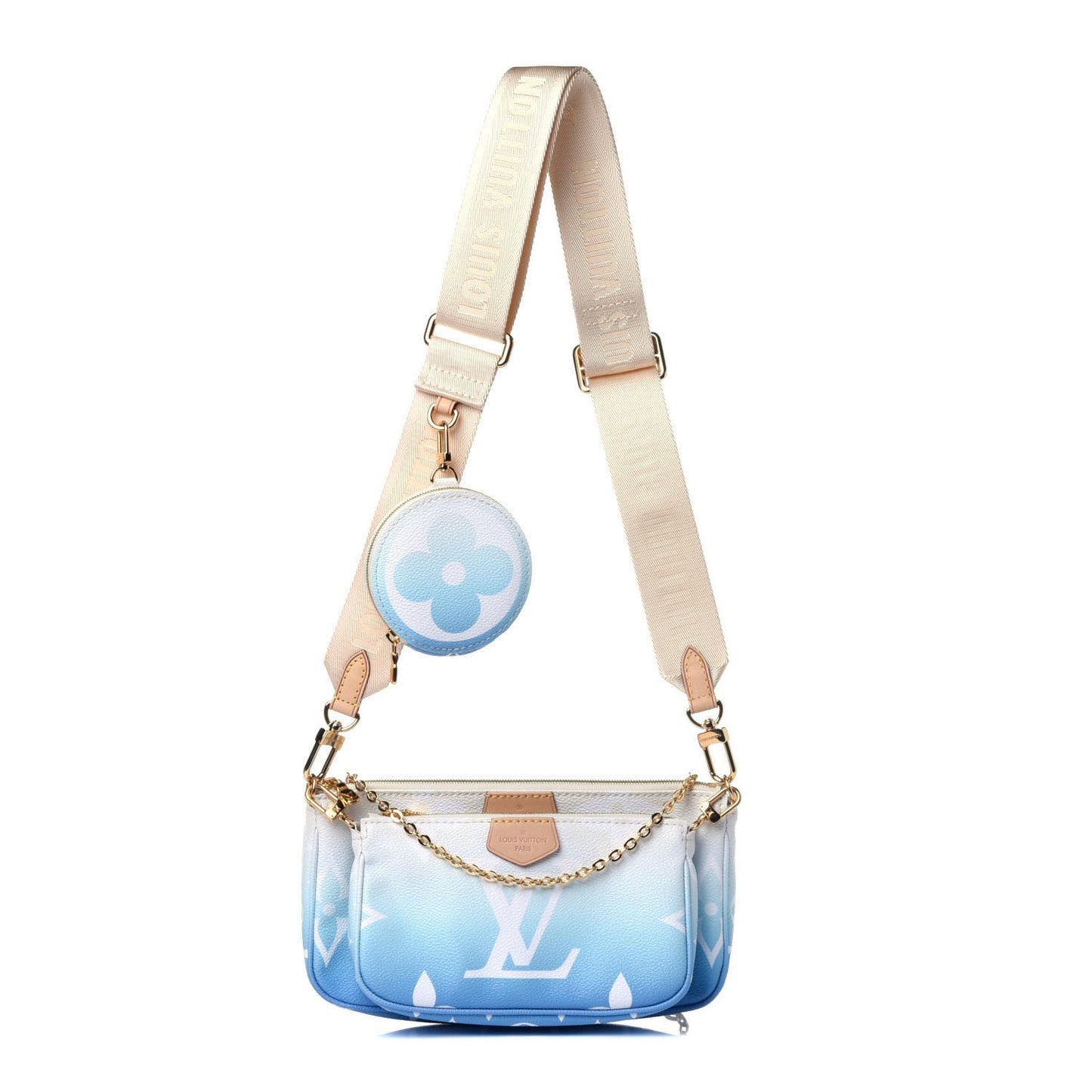 Monogram Giant By The Pool Multi Pochette Accessories Blue