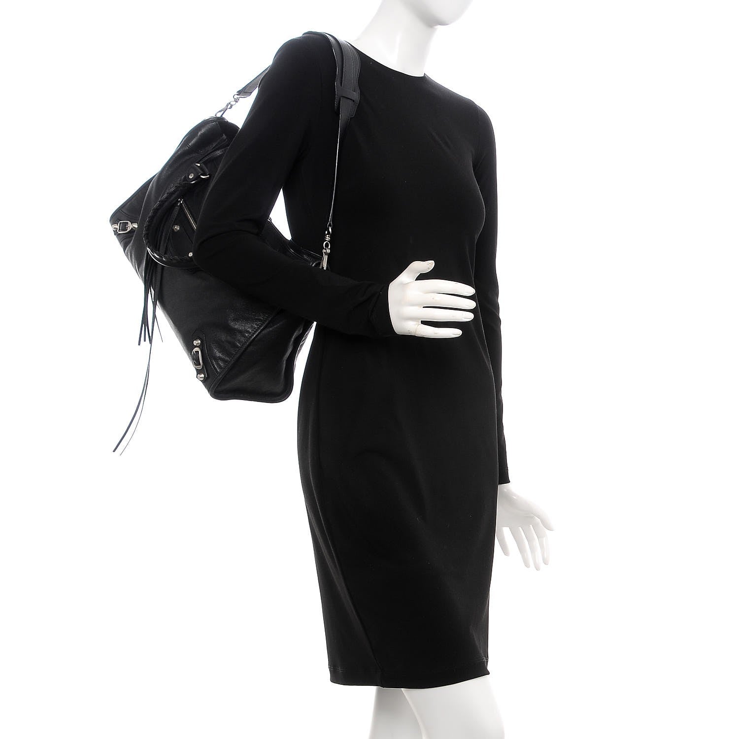 Balenciaga Agneau Classic Silver Hardware City Black 3 of 13