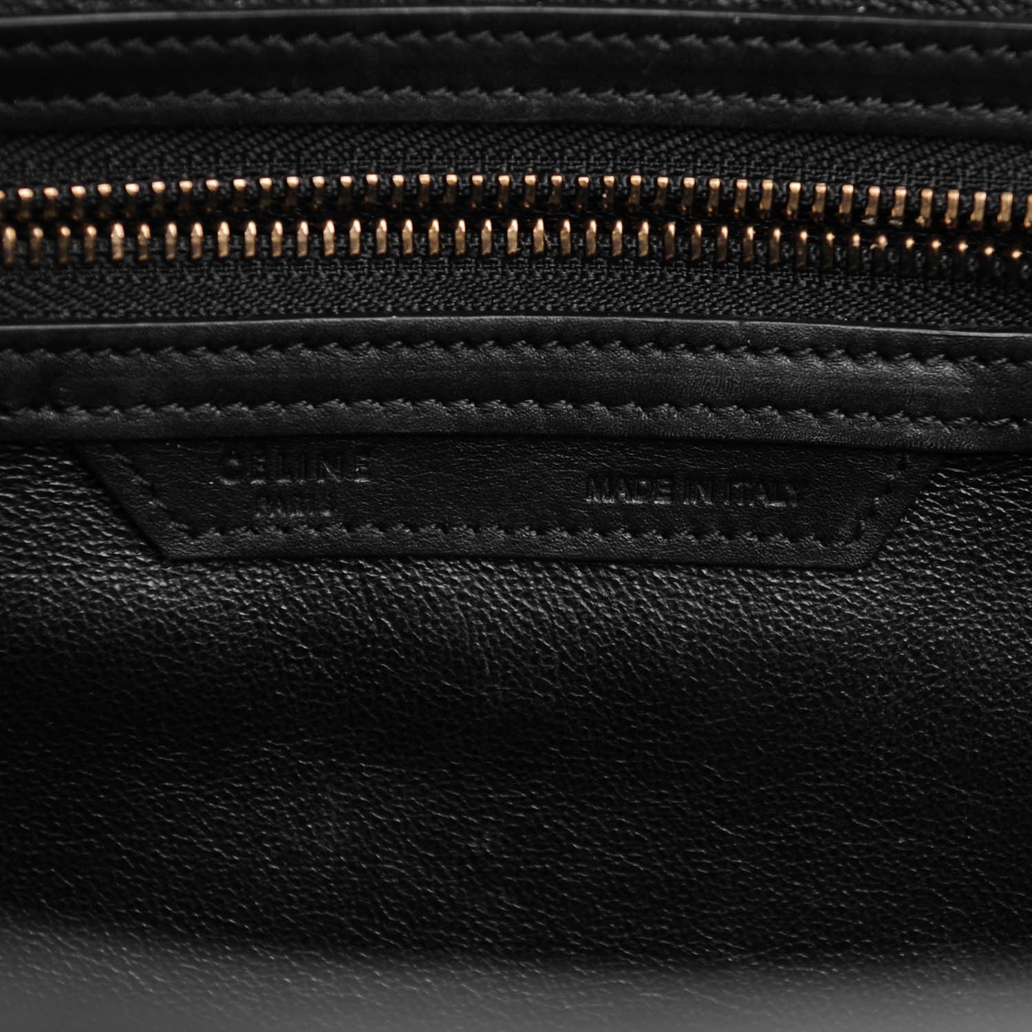 Celine Smooth Calfskin Micro Luggage Black 6 of 7