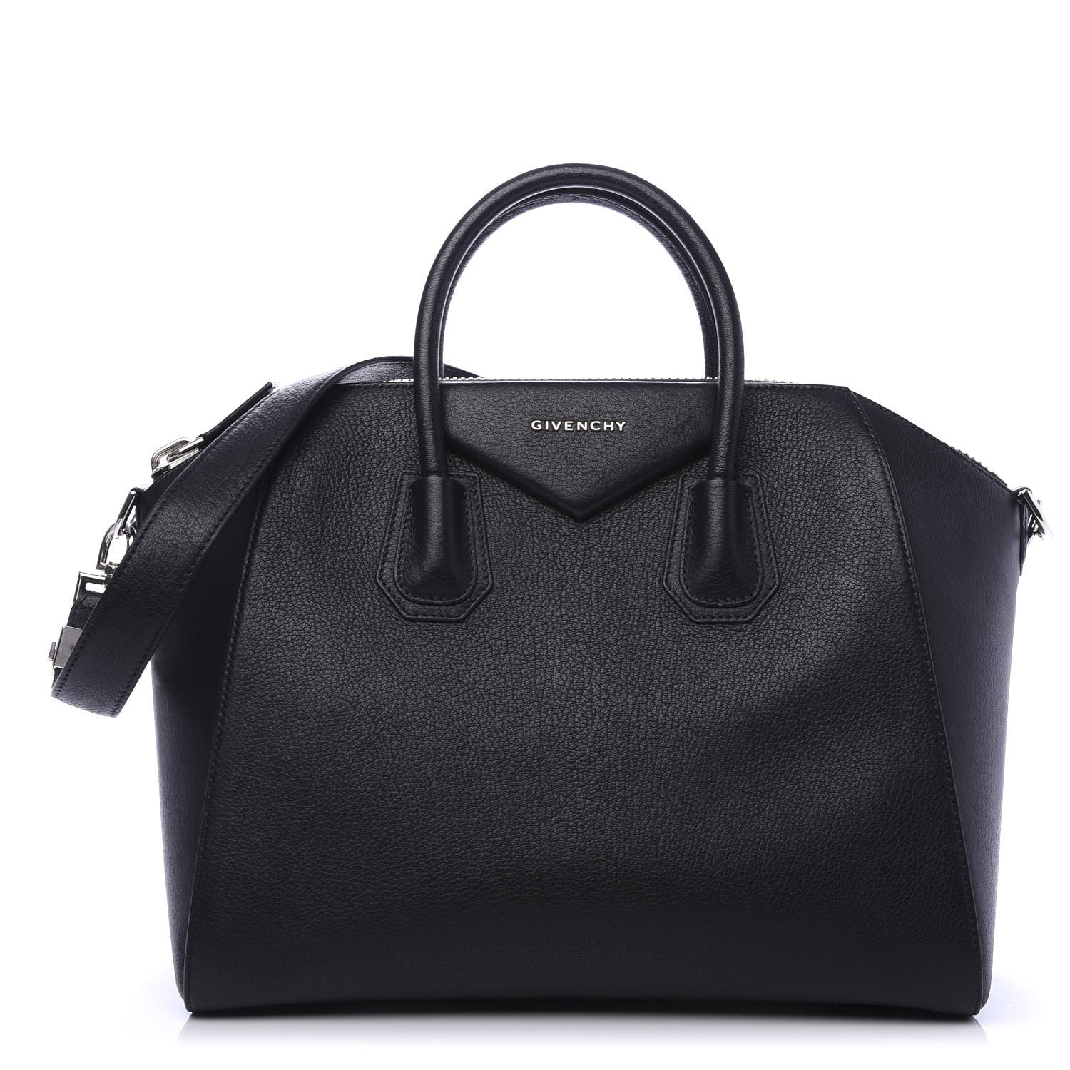 Givenchy Sugar Goatskin Medium Antigona Black 1 of 11