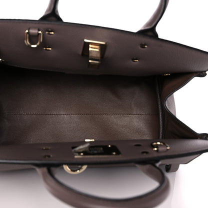 Salvatore Ferragamo Calfskin Studio Bag Caraway Seed 6 of 13
