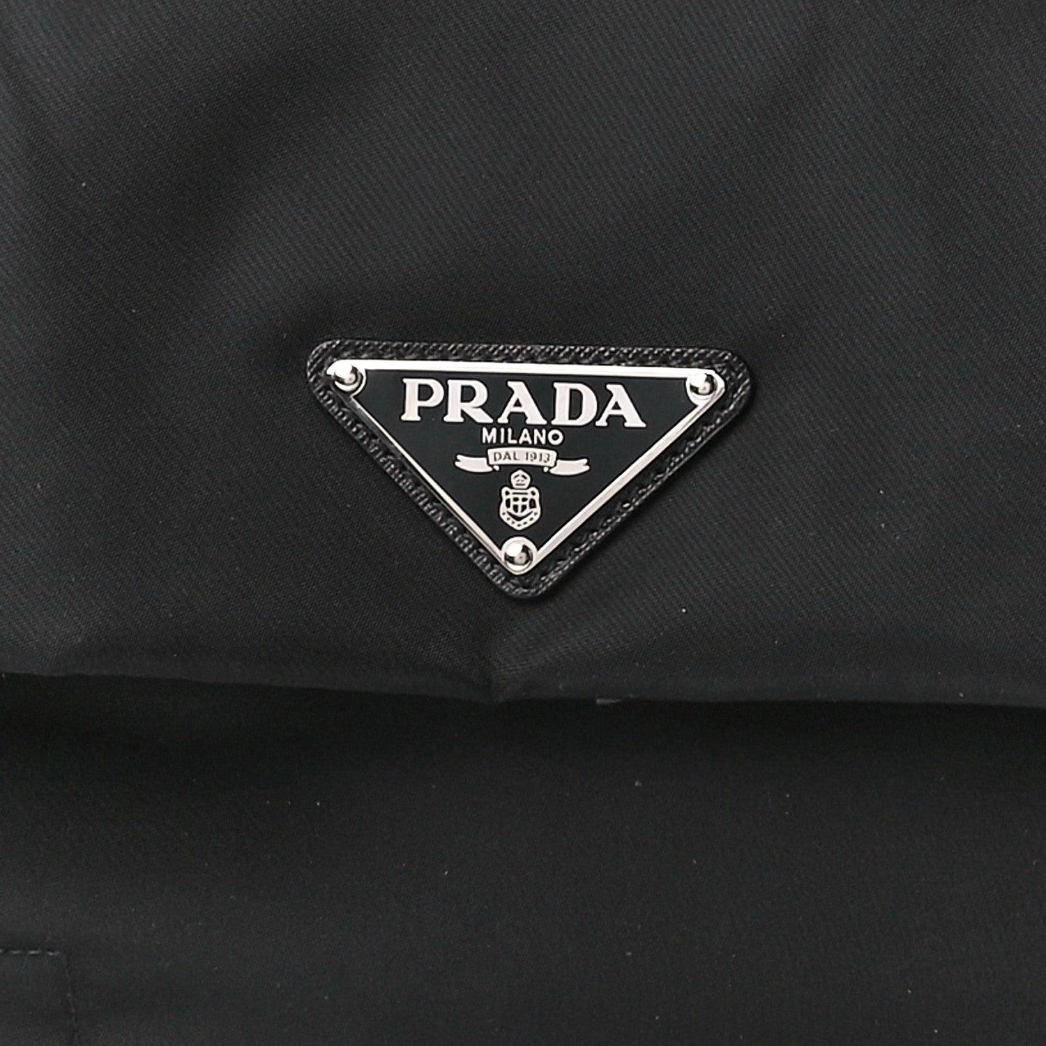 Prada Tessuto Nylon Saffiano Racing Logo Messenger Bag Black 10 of 13