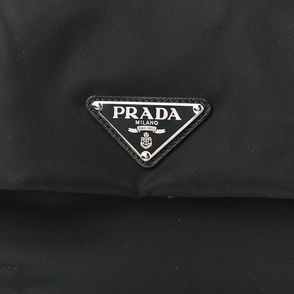 Prada Tessuto Nylon Saffiano Racing Logo Messenger Bag Black 10 of 13
