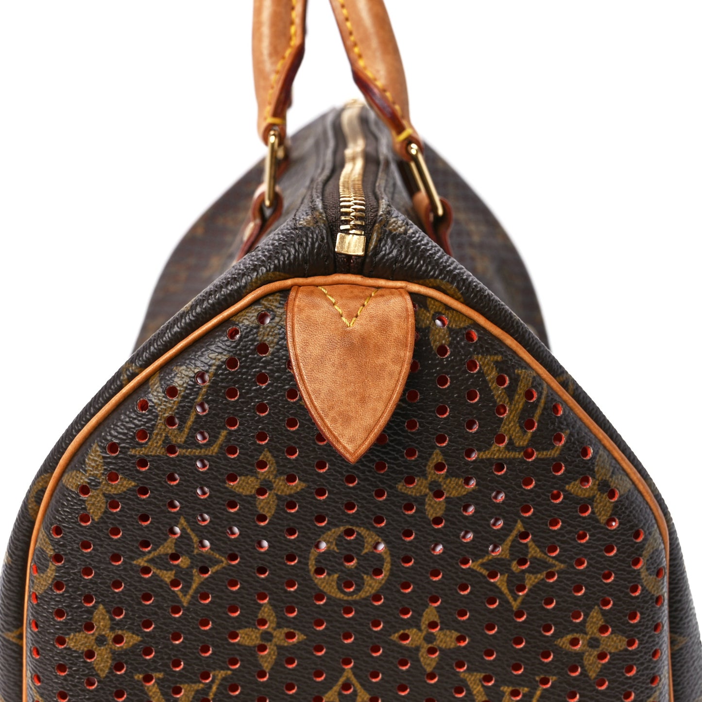 Monogram Perforated Speedy 30 Orange