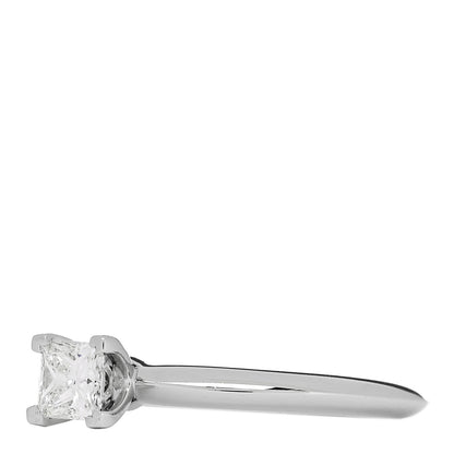 Tiffany Platinum Diamond .38ct Princess Cut Engagement Ring 52 6 3 of 6