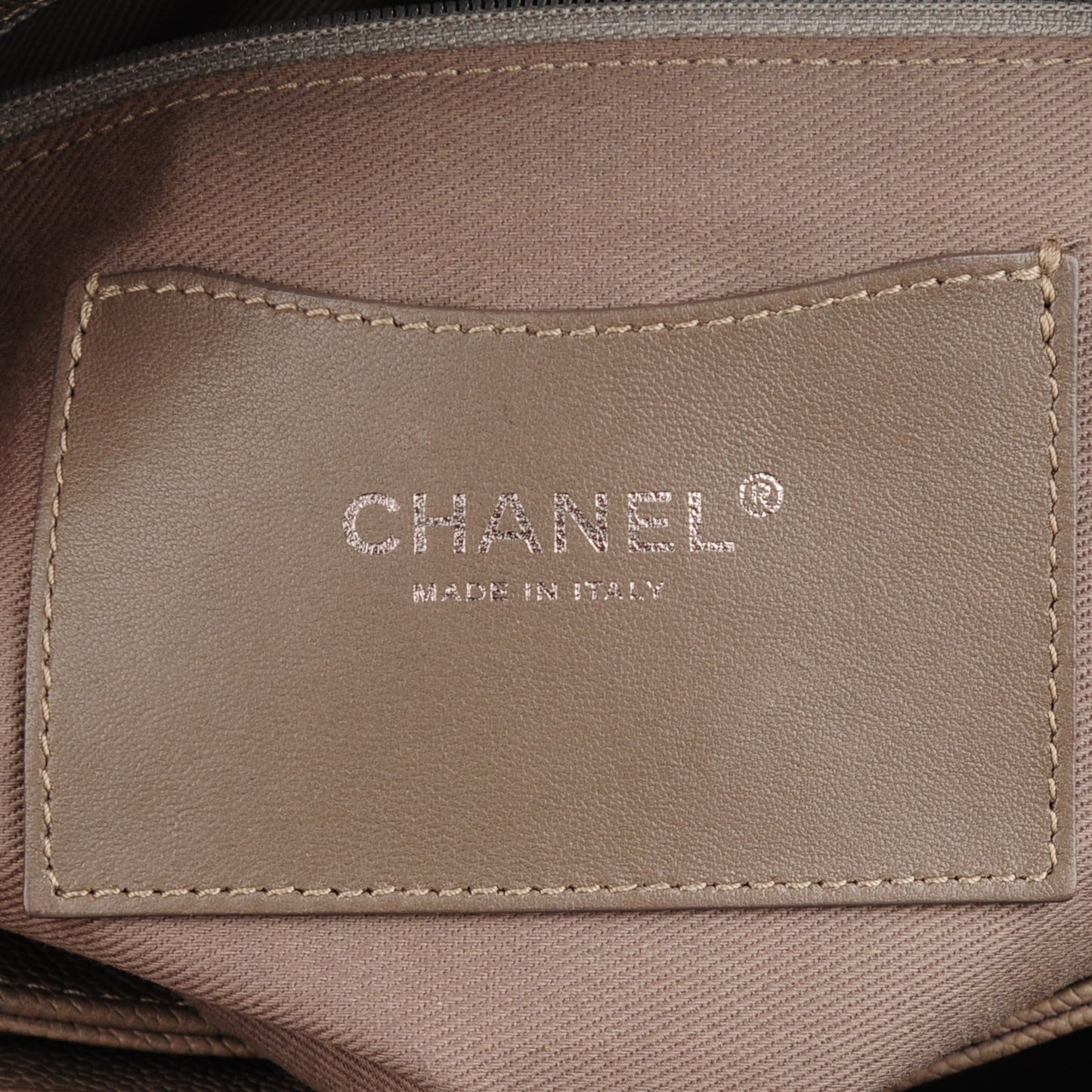 Caviar Quilted Large Just Mademoiselle Bowling Bag Grey