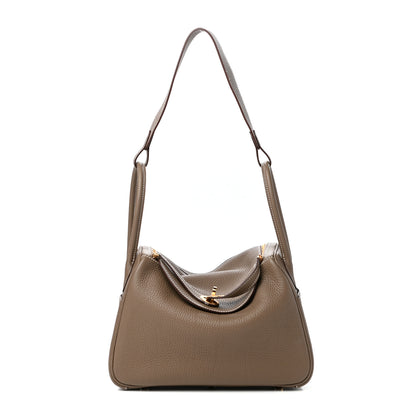 Hermes Taurillon Clemence Lindy 26 Etoupe 1 of 10