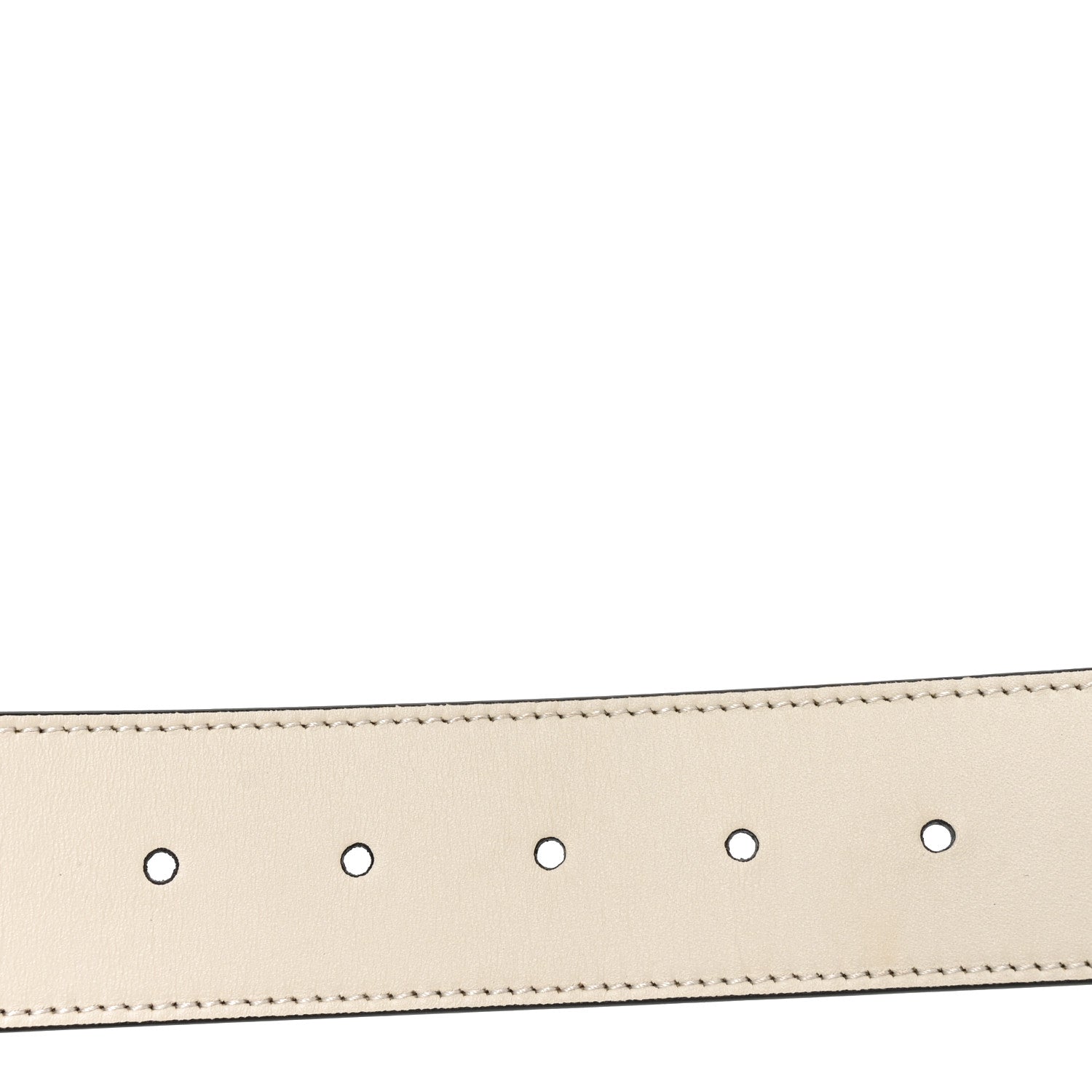 Gucci Calfskin Double G 40mm Belt 85 34 Mystic White 4 of 4