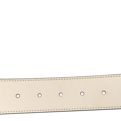 Gucci Calfskin Double G 40mm Belt 85 34 Mystic White 4 of 4