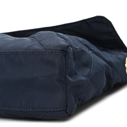 Prada Nylon Tessuto Impuntu Quilted Flap Shoulder Bag Blue 9 of 11