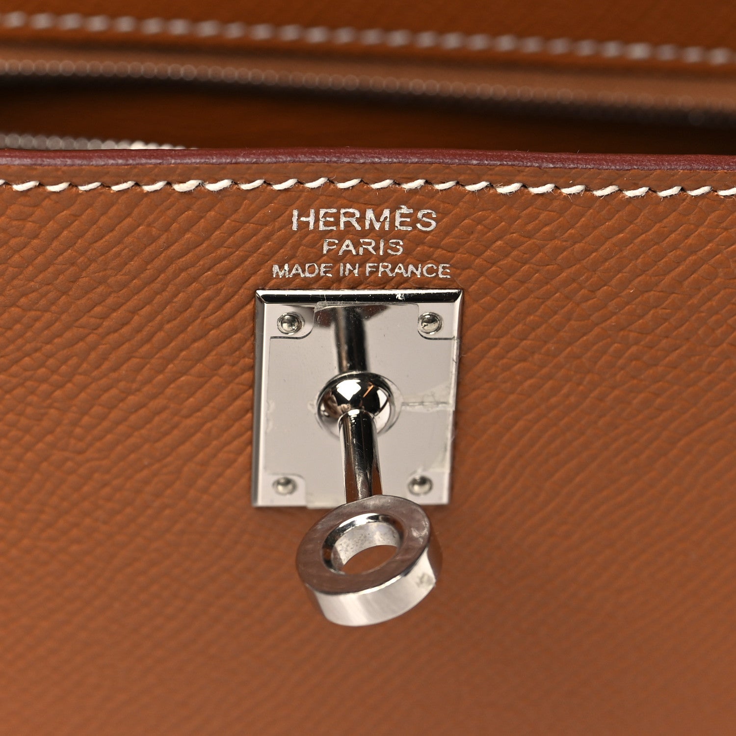 Hermes Epsom Kelly Sellier 25 Gold 6 of 10