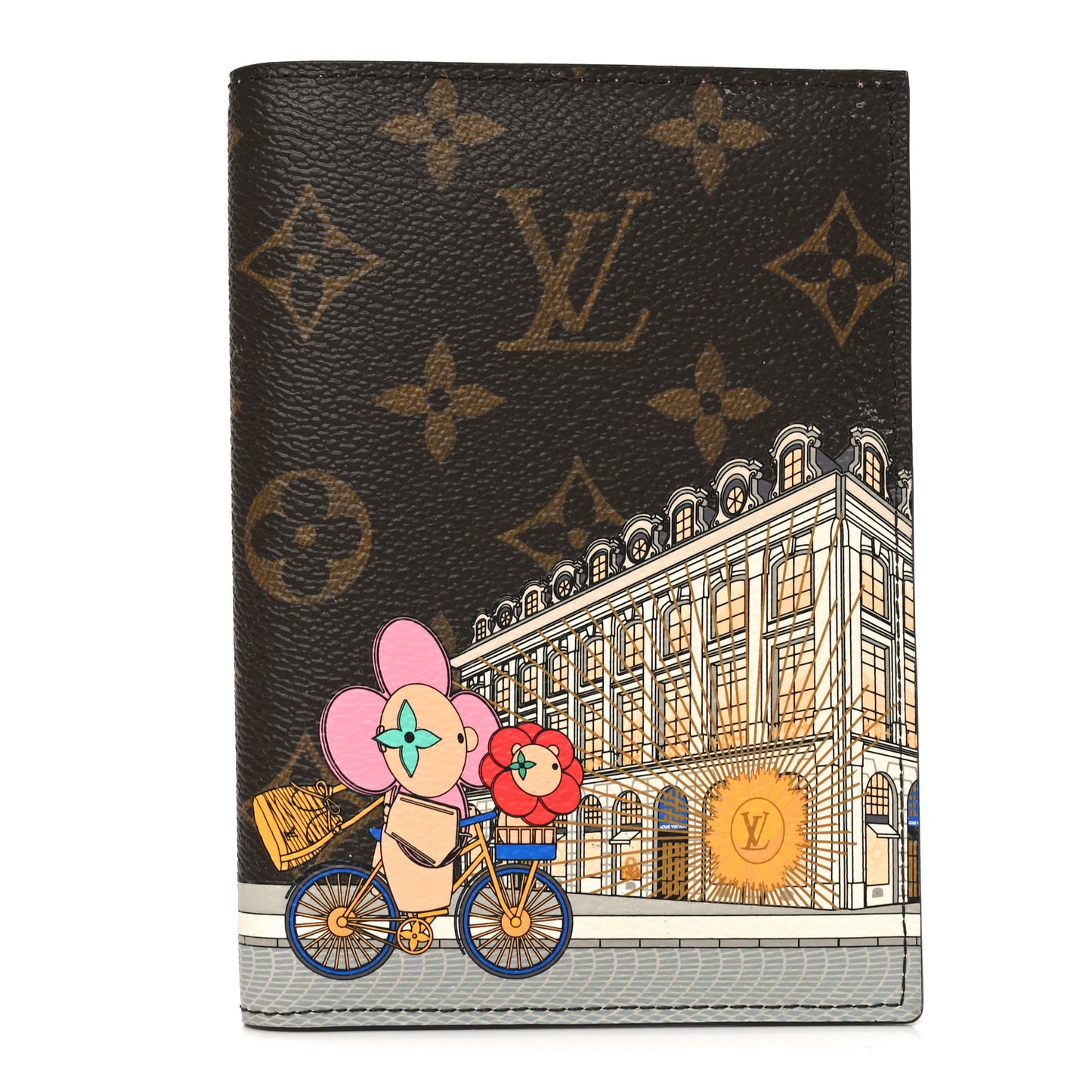 Monogram 2022 Christmas Animation Paris Passport Cover Pink