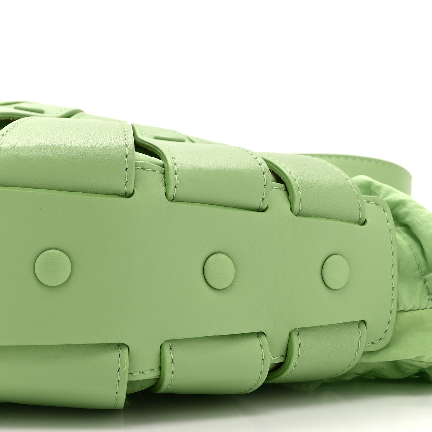 French Calfskin Small Shell Pistachio