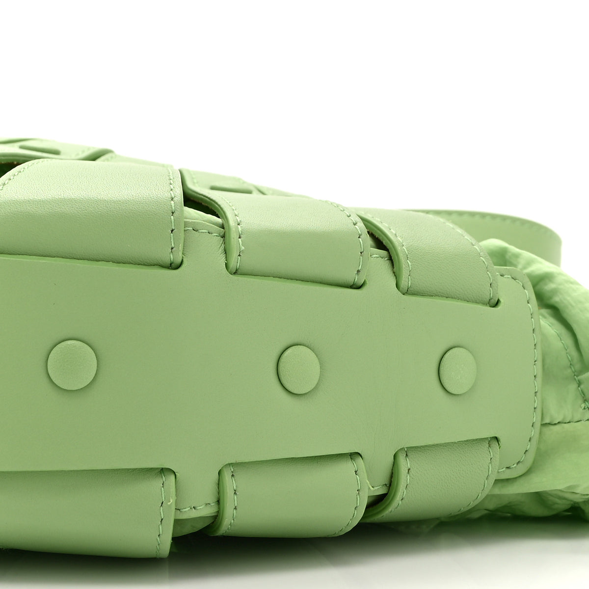 Bottega Veneta French Calfskin Small Shell Pistachio 10 of 10