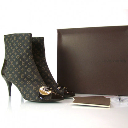 Louis Vuitton Mini Monogram Brompton Ankle Boots 39.5 Narrow 9 of 9