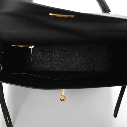 Hermes Epsom Kelly Sellier 32 Black 8 of 33
