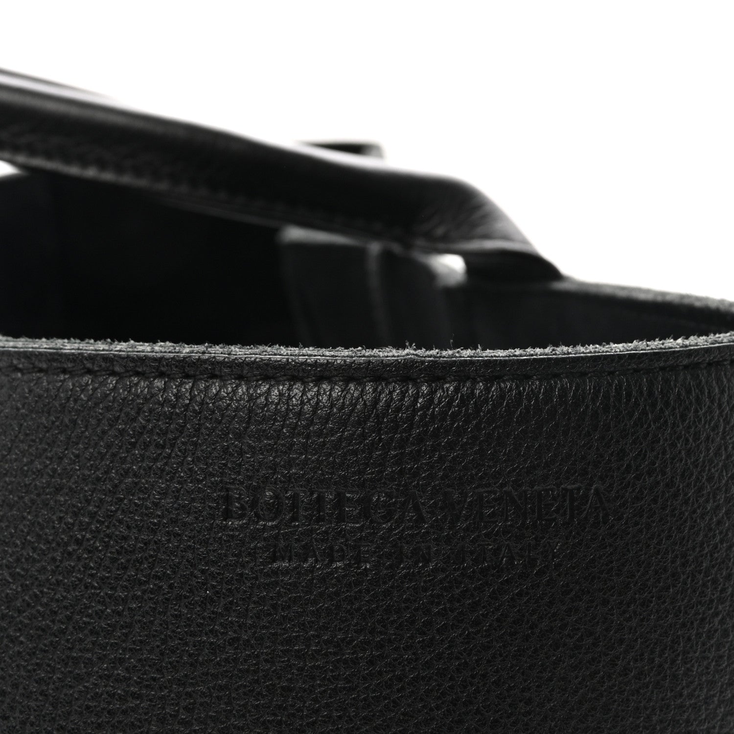 Bottega Veneta Grained Calfskin Maxi Intrecciato Medium Arco Tote Black 6 of 9