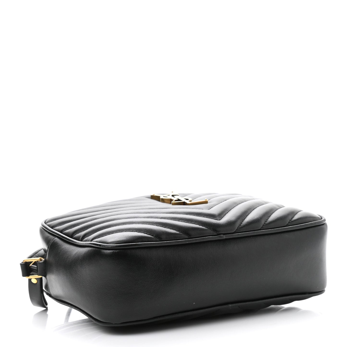 Calfskin Matelasse Monogram Lou Camera Bag Black