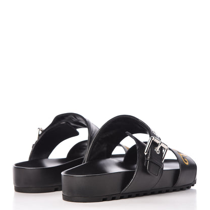 Louis Vuitton Calfskin New Wave Bom Dia Mule Sandals 39 Black 4 of 11