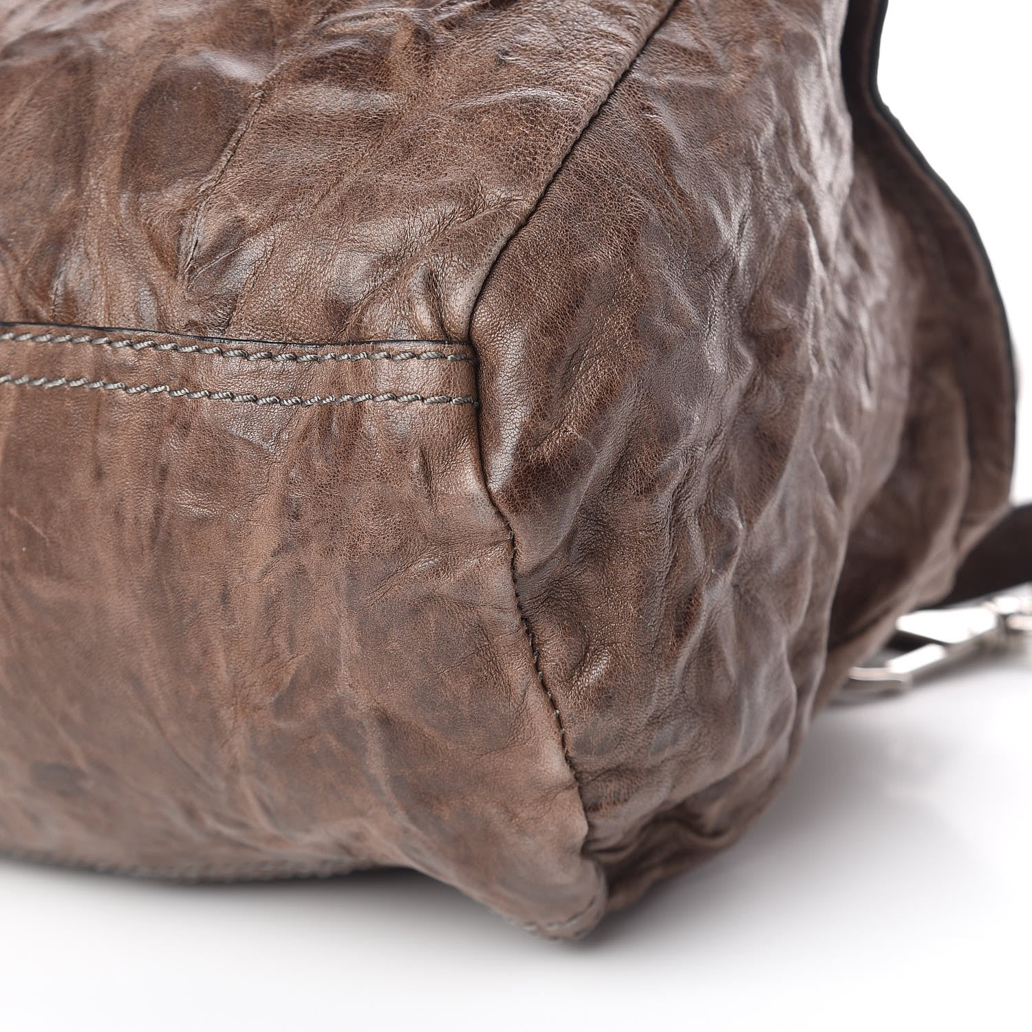 Givenchy Tumbled Sheepskin Small Pandora Charcoal 6 of 12