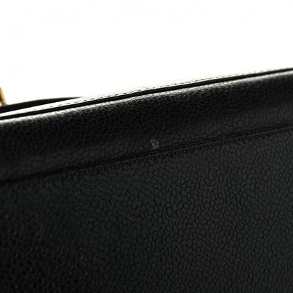 Chanel Caviar Flap Shoulder Bag Black 6 of 8