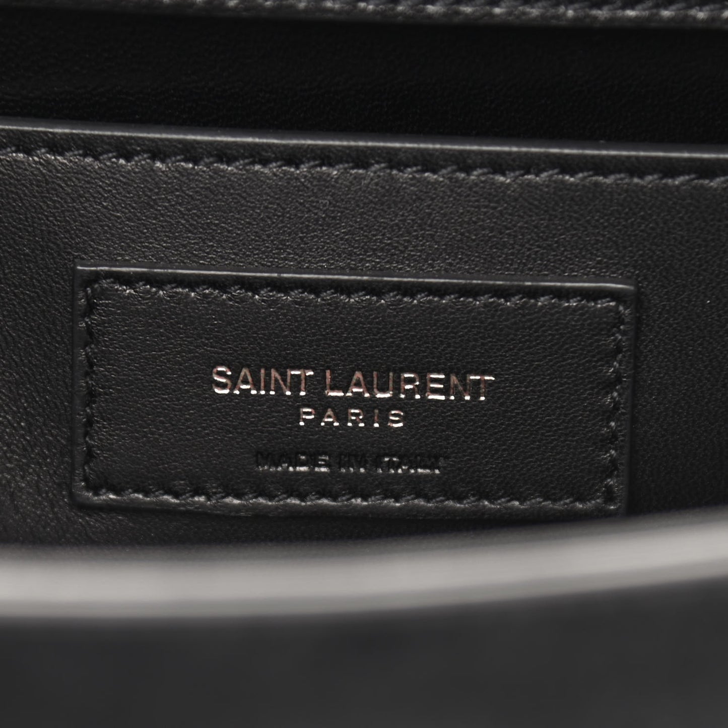 Suede Star Studded Monogram Small Kate Satchel Black