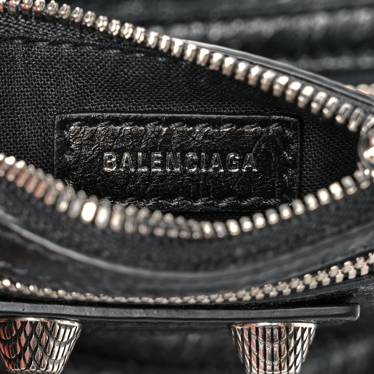 Balenciaga Agneau Arena Neo Cagole City Handbag Black 8 of 17