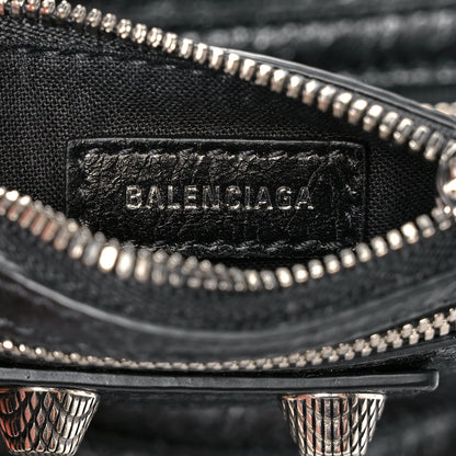 Balenciaga Agneau Arena Neo Cagole City Handbag Black 8 of 17