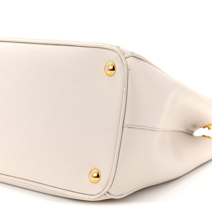 Prada Saffiano Lux Large Galleria Double Zip Tote Talco 11 of 18